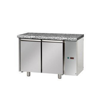 Tavolo refrigerato TN 2 porte piano in granito, senza motore P 800 M