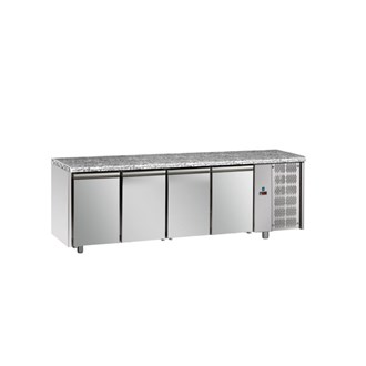 Tavolo refrigerato TN 4 porte piano in granito P 800 M