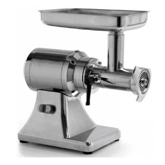 Tritacarne professionale alluminio gruppo macinazione inox &#248;82 mm monofase