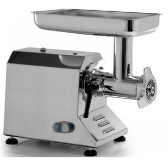 Tritacarne professionale carenato inox gruppo macinazione smontabile inox ø 82 mm trifase