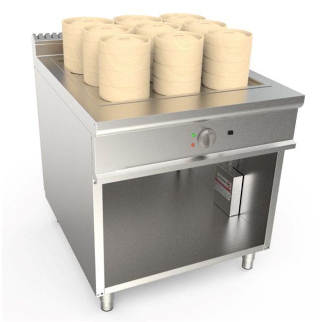 Vaporiera dim sum elettrica 78 Lt P900 24 Kw