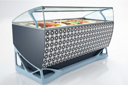 Vetrina gelateria Olimpica Frame