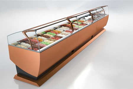 Vetrina gelato Olimpica Bold