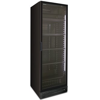 Vetrina frigo bibite porta battente 382 Lt nero