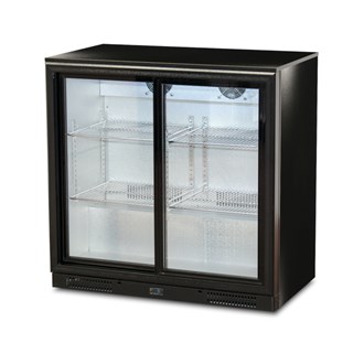 Frigo vetrina per bibite sottobanco scorrevoli 175 Lt