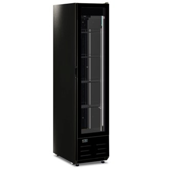 Vetrina frigo bibite extra slim 210 Lt nero