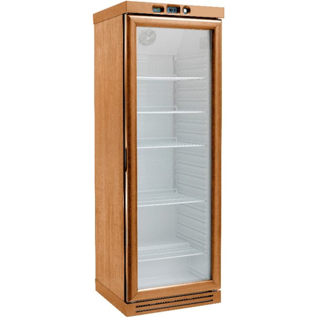 Vetrina frigo vini/bibite esterno in legno +2°C/+8°C 310 Lt