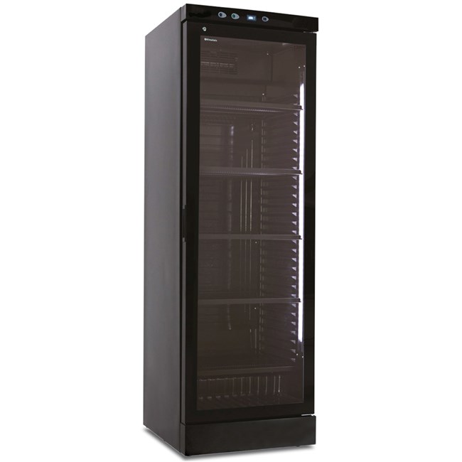 Vetrina frigo bibite porta battente 382 Lt nero