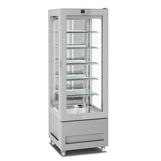Vetrina frigo gelateria -15°-24°C 450 Lt visibilità tre lati