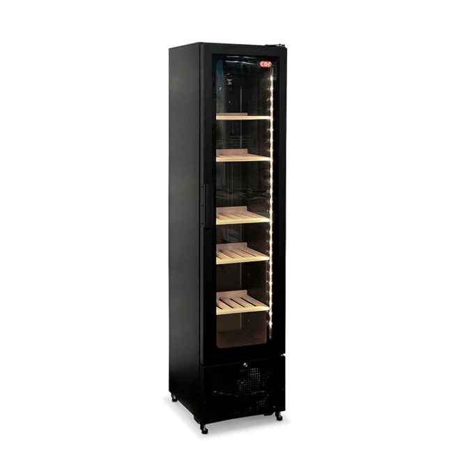 Vetrina frigo per vini cof Wine Slim con refrigerazione ventilata piccolo e stretto