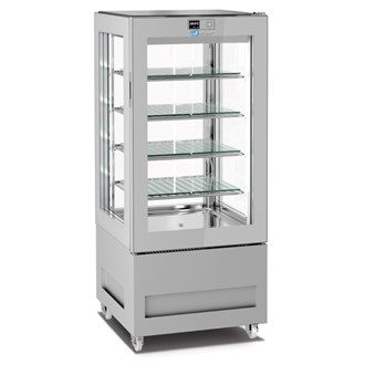 Vetrina frigo gelateria -15°-24°C 300 Lt visibilità 4 lati