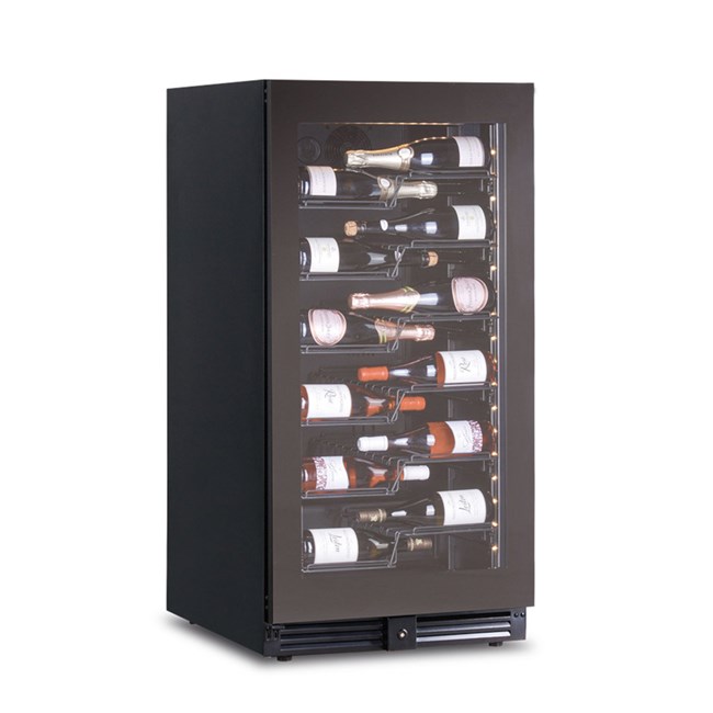 Frigo vini ventilata +2°C/+20°C  +12 °C / +20 °C nero