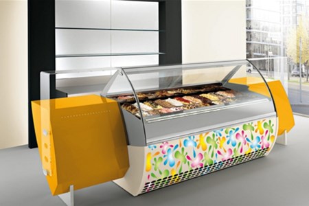 Vetrina gelato Orion Zip diventa EVO