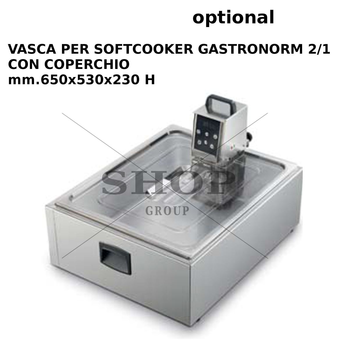 vasca gn 2/1 per Softcooker