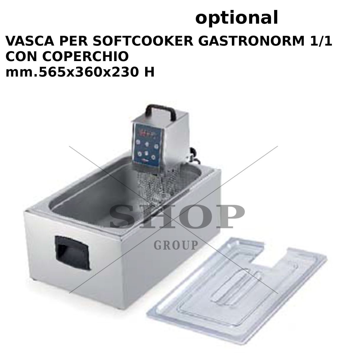 vasca gn 1/1 per Softcooker